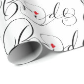 花嫁エレガント書台本ファンシーレタリング ラッピングペーパー (ロールコーナー)