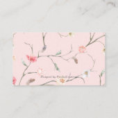 花嫁エレガント用水色フローラレシピ  エンクロージャーカード (裏面)