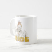 花嫁カウガール コーヒーマグカップ (正面左)