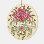 花嫁カスタムウェディングオーナメント セラミックオーナメント (左)