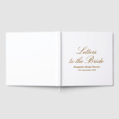 花嫁カスタムスクラップブックへの手紙、ヘンドスクラ ゲストブック (全面)