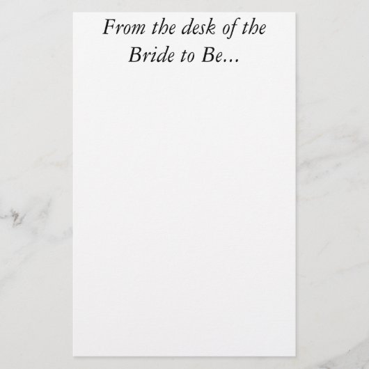 花嫁カスタム個人結婚用文房具 便箋 (正面)