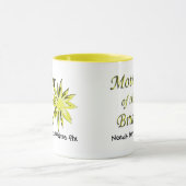 花嫁カフェインおもしろいフィックスの母 マグカップ (中央)