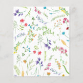 花嫁カラフルの野草アドバイス (裏面)