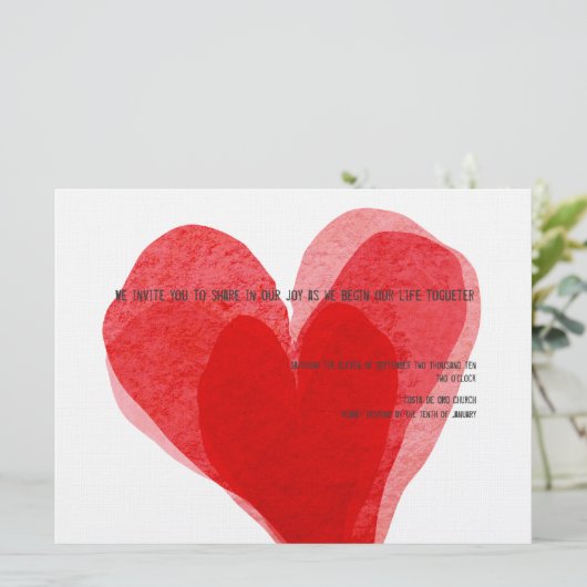 花嫁カントの風景はもうおもしろい結婚式招待状 招待状 (スタンド正面)