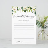 花嫁カードお気に入りのの白い花束の思い出 (スタンド正面)