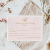 花嫁カードの真珠とプロセッコアドバイス サンキューカード