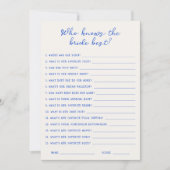 花嫁カードを知っている手書きブ最高のルール 招待状 (正面)