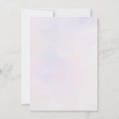 花嫁カード用バタフライアドバイス 招待状 (裏面)