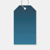 花嫁ガウンブライダルシャワーティール（緑がかった色）サンキューユー ギフトタグ (裏面)