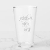 花嫁ガラスの女神 タンブラーグラス (裏面)