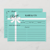 花嫁キッチンパーソナルシャワーパーティーレシピ ポストカード (正面/裏面)