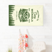 花嫁キャンプ　バチェロレッテ　レトロ　ウェルカム 横断幕 (インサイチュ)