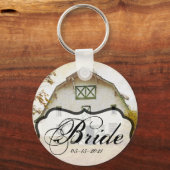 花嫁キーチェーンサンセットバーンカントリー素朴フィールドH キーホルダー (正面)