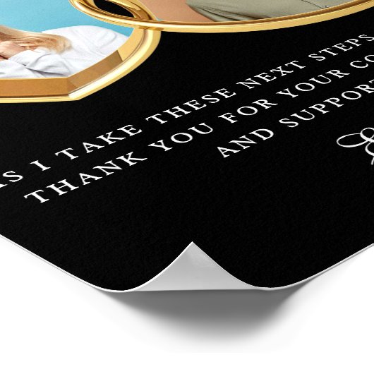 花嫁ギフトの親，母パパ結婚のギフトポー ポスター (角)