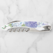 花嫁ギフトコルクねじ – 青あじさい ソムリエナイフ (裏面)