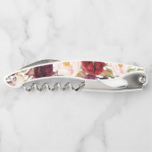 花嫁ギフトコルクねじ – Burgundy Marsala ソムリエナイフ (裏面)