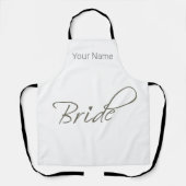 花嫁ギフトバチェロレッテと婚約スタッグパーティー エプロン (正面)