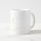 花嫁ギフト専門マグカップ ジャンボコーヒーマグカップ (正面右)