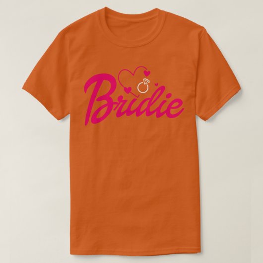 花嫁ギフト結婚発表婚約おもしろいB Tシャツ (デザイン正面)