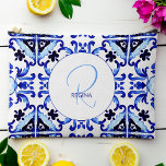 花嫁ギフトtalavera青いタイルのモノグラム アクセサリーポーチ<br><div class="desc">花嫁ギフトtalavera azulejo maiolica青いタイルのモノグラム美しいバッグアクセサリーポーチパーソナライズされた、ブライダルパーティギフト、彼女のためのギフト、美しいバッグ</div>