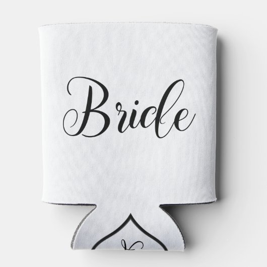 花嫁クーラーボックスとカスタマイズ可能イニシャル 缶クーラー (裏面)