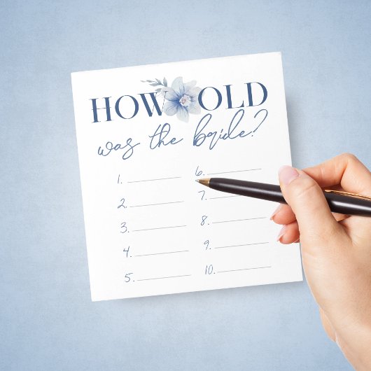 花嫁ゲームの答案用紙は何歳だった ノートパッド