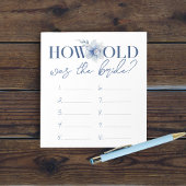 花嫁ゲームの答案用紙は何歳だった ノートパッド