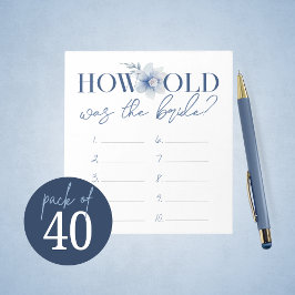 花嫁ゲームの答案用紙は何歳だった ノートパッド