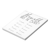 花嫁ゲームの答案用紙は何歳だった ノートパッド (回転)