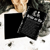 花嫁ゲームを知っているゴシック最高ののハロウィン 招待状