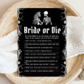 花嫁ゲームを知っているゴシック最高ののハロウィン 招待状