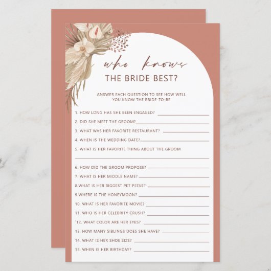 花嫁ゲームを知っているボヘ最高のミアン (正面/裏面)