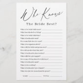 花嫁ゲームを知っているミニマ最高のリスト (正面)