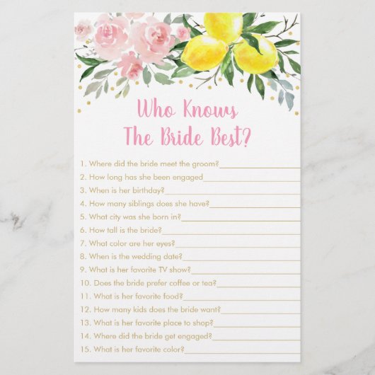 花嫁ゲームを知っているレモンピンク最高ののフローラ (正面)