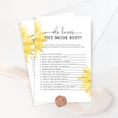 花嫁ゲームを知っている最高のひまわ