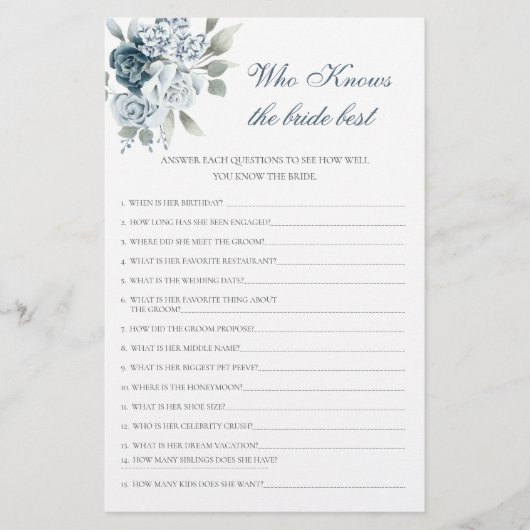 花嫁ゲームを知っている最高のフローラ (正面)