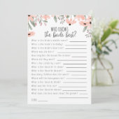 花嫁ゲームを知っている植物性の最高の水色 案内状 (スタンド正面)