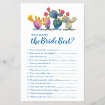 花嫁ゲームを知っている水色のサボテン最高の