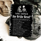 花嫁ゲームを知るハロウィン最高のスケルトン 招待状