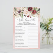 花嫁ゲームを知るボホブルゴーニュ最高のフローラ (スタンド正面)