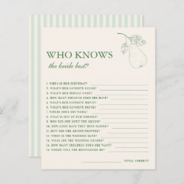 花嫁ゲームを知る完璧な洋ナシ最高のペア