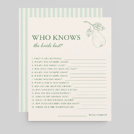 花嫁ゲームを知る完璧な洋ナシ最高のペア