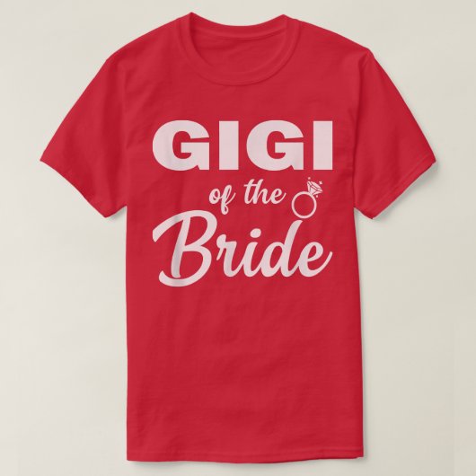 花嫁コーディネート結婚披露宴のギギ Tシャツ (デザイン正面)