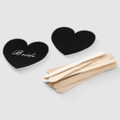 花嫁サイン，ブライダルシャワー ハンドファン (組立なし)