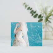 花嫁サンキューカード ポストカード (スタンド正面)