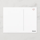 花嫁サンキューカード ポストカード (裏面)