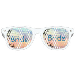 花嫁サンセットウォーターカラーグラデーションレトロシェード レトロサングラス