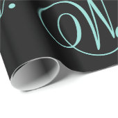 花嫁ザハッピーカップル私たちはお祝い ラッピングペーパー (ロールコーナー)