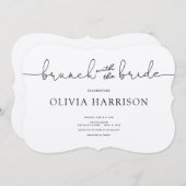 花嫁シャワーでブランチ 招待状 (正面/裏面)